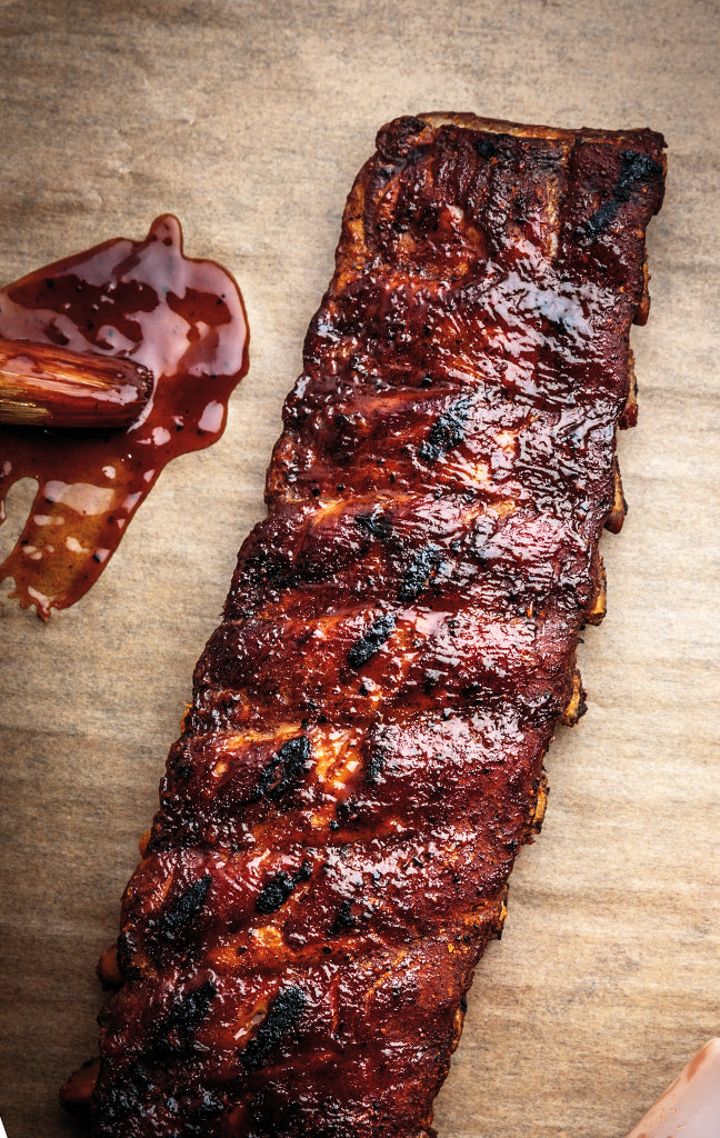 BBQ glazed kamben av högsta kvalitet, saftiga och smakrika, perfekta för grillfesten och sommarens måltider.