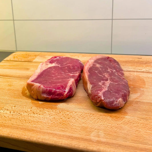 Ryggbiff från Uruguay – Mört och saftigt nötkött av hög kvalitet, perfekt för grillning eller stekning.