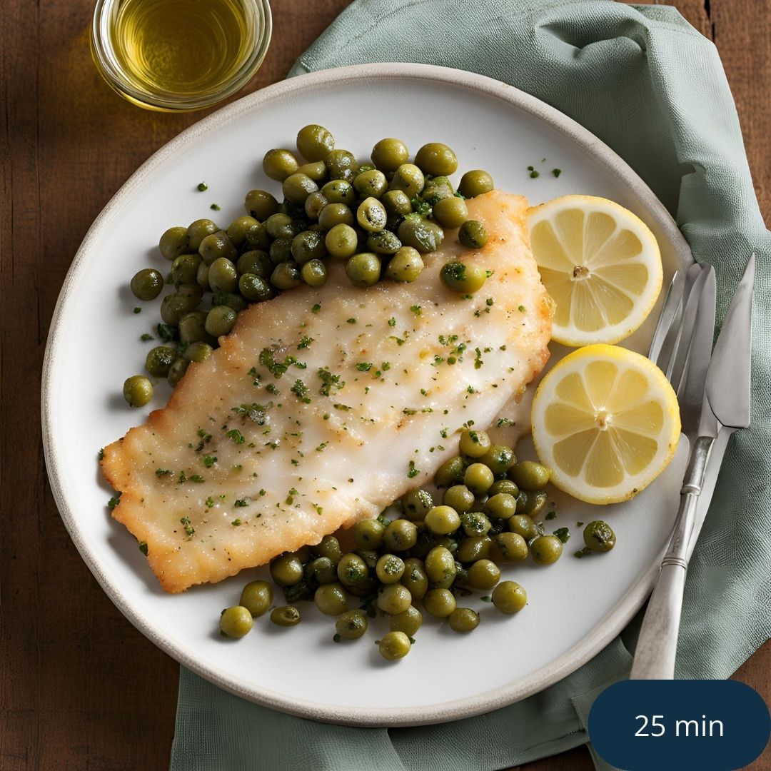 Stekt Bergtungafilé med Citron och Kapris
