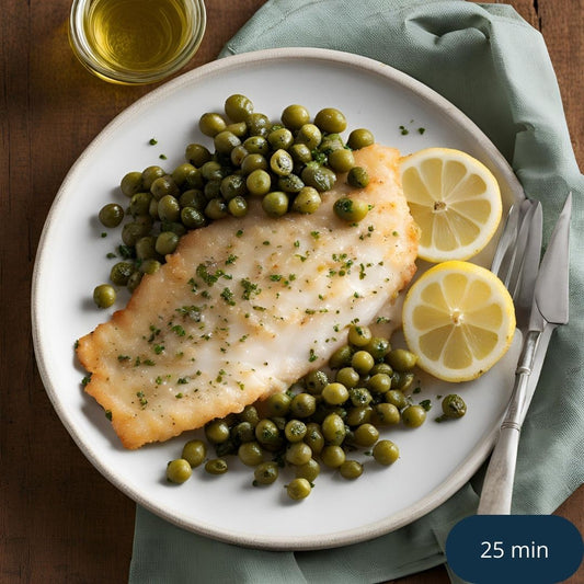 Stekt Bergtungafilé med Citron och Kapris