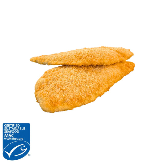 Panerad och sprödbakad spättafilé – vildfångad och MSC-märkt fisk av högsta kvalitet.